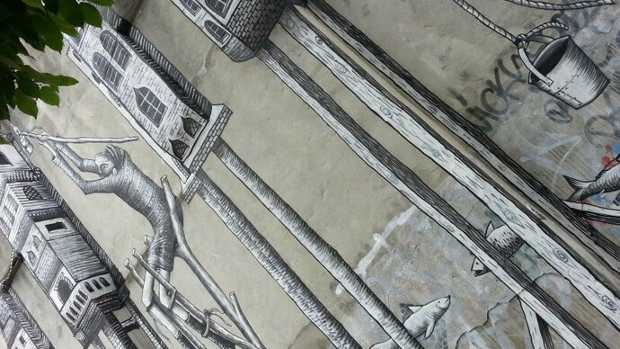 Street Art, esterno