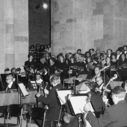 Georg Friedrich Händel, Messiah, al Teatro statale del Baden di Karlsruhe, 1970. Archivio generale di Karlsruhe. Foto di Gerd Weiss