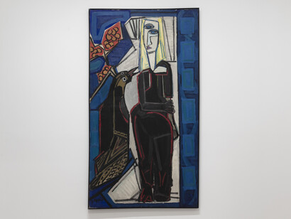 Karel Appel, Variations on a theme, exhibition view. Courtesy of Galerie Max Hetzler