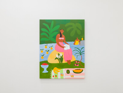 Lilian Martinez, Women and dogs, exhibition view. Courtesy of Ochi Gallery