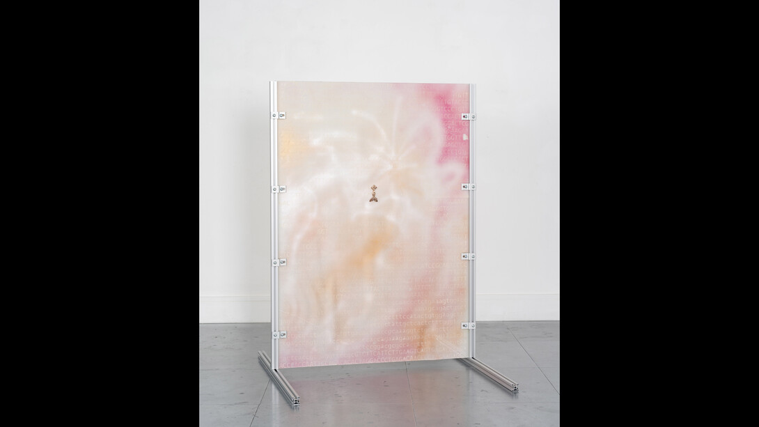 Xin Liu, Self Portrait: Pesce Donna, 2023, latex, acrylic, bronze, aluminum, and steel, 50⅜ x 37¼x35⅜ inches. Courtesy of the artist and Make Room, LA