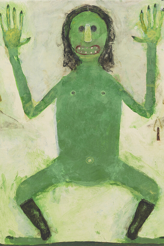 Scott Daniel Ellison, Pines, 2013, Signed and titled in ink, verso, Acrylic on board, 14.5 x 11