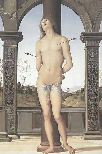 Perugino, "Saint Sebastian", 1495 (Louvre)