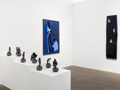 Seba Calfuqueo, Semilla, vista da exposição. Cortesia da Galeria Marília Razuk