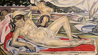 María Blanchard, Desnudo - Mujer con un niño, 1924/25