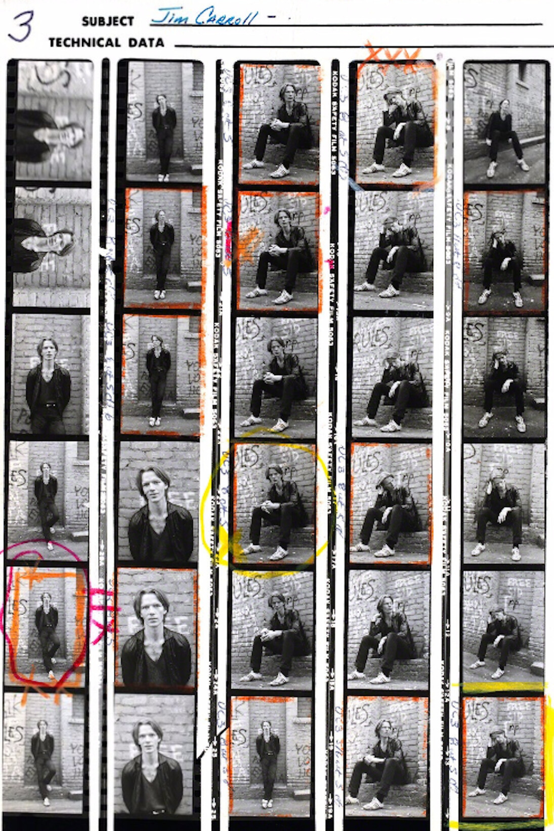 Michael Zagaris, Jim Carrol , 1979. Courtesy of Milk Gallery