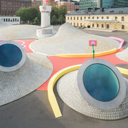 Yinka Ilori MBE, Transparent happiness, exhibition view. Courtesy of Amos Rex