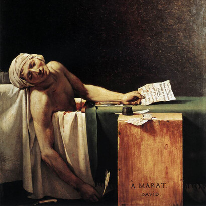 Jacques Louis David, Morte di Marat