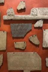 Fascimile epitaph collection in the Jewish Museum of Rome, ph. Brenda Lee Bohen