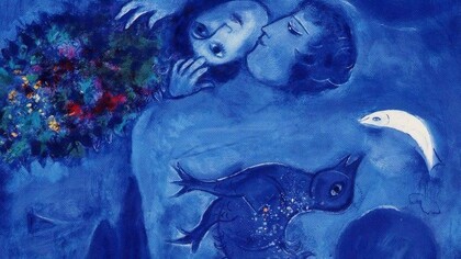 «Paisaje azul» (1949), Chagall