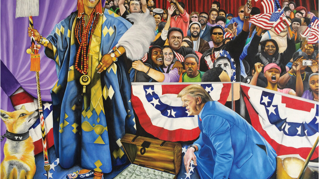 Public Vote 2014 - Painting by O Yemi Tubi - Salon 2014
