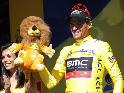 Greg Van Avermaet sul podio