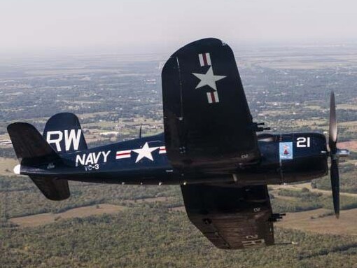Chance Vought F4U-5N Corsair. Courtesy of Lone Star Flight Museum