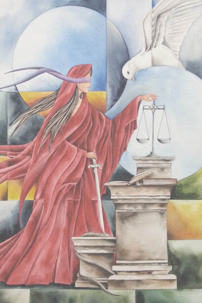 Pintura de Franklin Mata Piedra