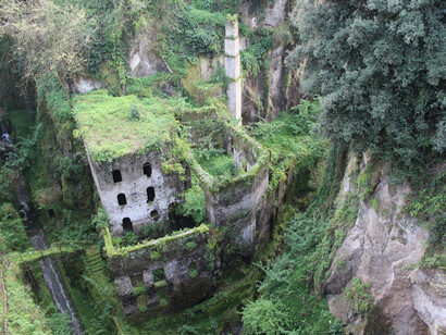 Veduta aerea del Vallone dei Mulini 