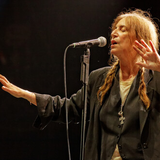 Patti Smith in concerto sul grande palco durante la Festa de l’Unità 2012