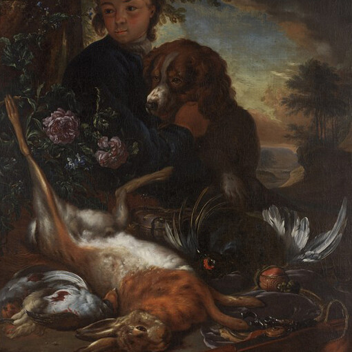 Wilhelm Frederik van Royen, Dutch, 1645-1723, The Young Hunter, ca. 1706, Oil on canvas, 122.2 x 99.1 cm (48 1/8 x 39 inches)
Museum Membership Fund 67.009