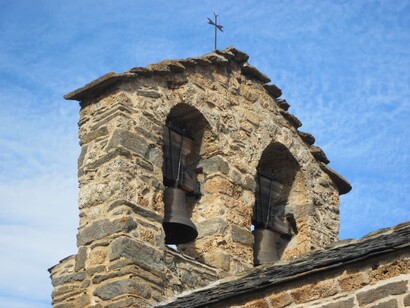 Espadaña de Santa María de Cardet. Foto: Caterina López
