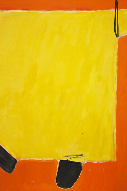 José Guerrero, Abertura amarilla, 1975. Courtesy of Opera Gallery 