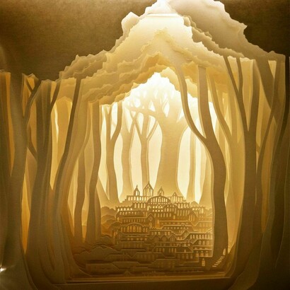 Ayumi Shibata. La luz representa el espíritu y la vida, cómo sale el sol y da vida al mundo