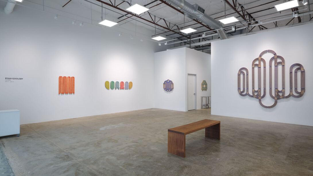 Ryan Goolsby, current, exhibition view. Courtesy of Erin Cluley Gallery