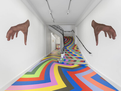 Lakwena Maciver, I'm in your hands, exhibition view. Courtesy of Mariane Ibrahim Gallery