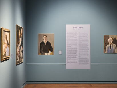 Felice Carena, Life in pain, exhibition view. Courtesy of Fondazione MUS.E