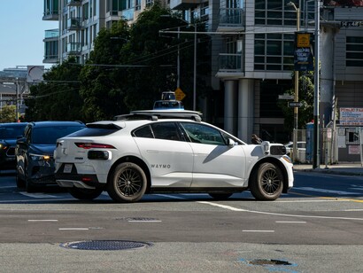 Once a vision of the future, autonomous vehicles like this Waymo are now part of San Francisco's streetscape