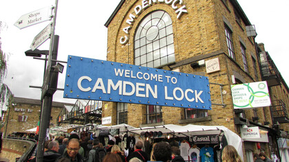 Londres. Mercado de Camden Lock