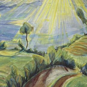 Erich Heckel, Frühling (lente), 1918. Avec l'aimable autorisation du Musée des Beaux-Arts de Gand
