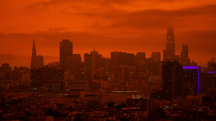 Vista panorámica de la ciudad de San Francisco, Estados Unidos de América