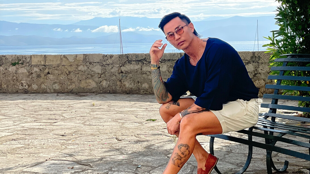 Hero H. Dinh, in Corfu, Greece 