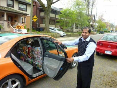 Akber Batada invites you to enter. Photos: Alan Rokeach