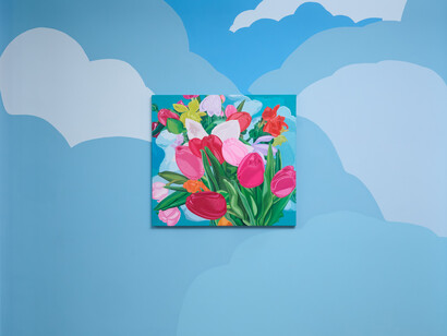 Louis Granet, Grand bol d'air, exhibition view. Courtesy of Zidoun and Bossuyt Gallery