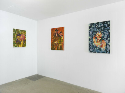 Zoé Blue M., Hard boiled, exhibition view. Courtesy of Jeffrey Deitch Gallery