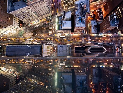 Aerial view of New York