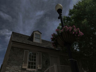 Colonial-style housing in Georgetown. Photo by Jamie Edwards