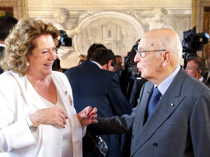 Diana Bracco e Giorgio Napolitano