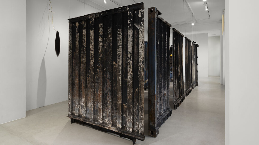 Petrit Halilaj, Who does the earth belong to while painting the wind?! Exhibition view. Courtesy of ChertLüdde