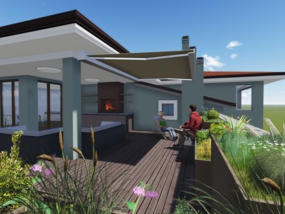 La terrazza nel progetto 