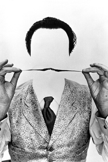 Dali's Mustache (1954) © Philippe Halsman