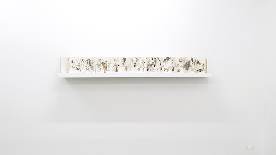 Josh Dorman, installation of "Whorled," 2014. Courtesy of RYAN LEE, New York.
