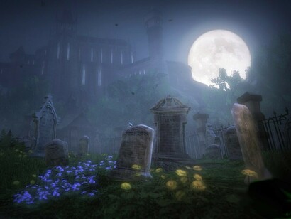 Cementerio de noche