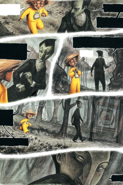 Illustrazione tratta da "Le Coeur de l'Ombre"