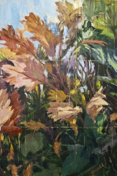 Joseph Adolphe, The Memory Garden No. 1, 2013, Oil on Canvas, 96" x 80"