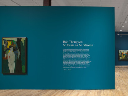 Bob Thompson: So let us all be citizens, installation view, 2023, 52 Walker, New York. Courtesy 52 Walker, New York