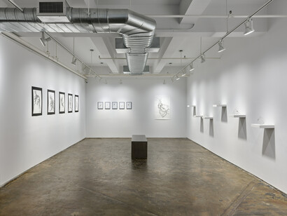Exhibition view, Carolyn Martin, Strength In Structures, 2024, A.I.R. Gallery, Brooklyn, NY