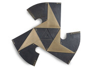 Gio' Pomodoro, Sole produttore 3, 1974, bronzo, diametro 123 cm