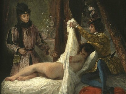 Eugéne Delacroix. Luis de Orléans mostrando a su amante