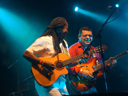 Guayo Cedeño y Aurelio - foto de Catalina María Johnson